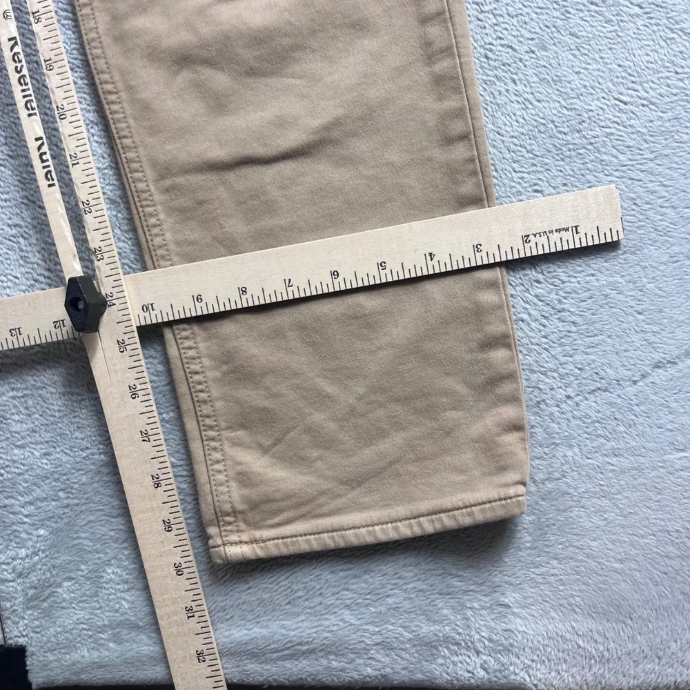 Banana Republic Traveler Slim Fit Khaki Chino Pants Mens 36x32 Tan Five Pocket